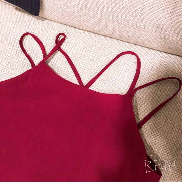 Red strip long dress. Bali Style, sexy and vintage - Picture 4 of 8